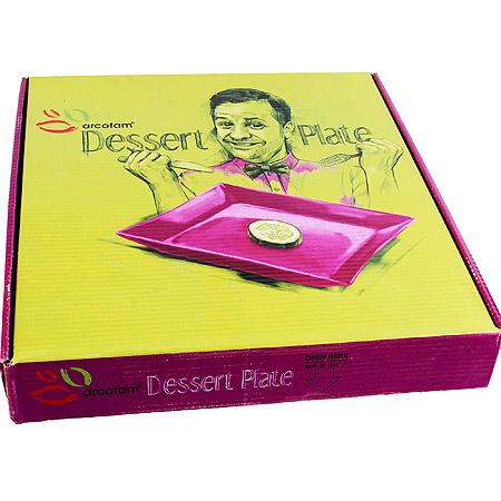 Набор тарелок из 7шт 'Аркофам' пионы