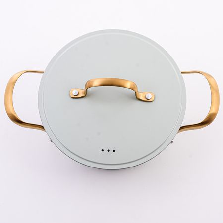 Кастрюля алюминий тяжелая 6.2 л VALENTINA, кованый алюминий BEKKER 1133-1