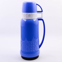 Термос 1 л Premium пластик/стеклянная колба BEKKER 4394-1