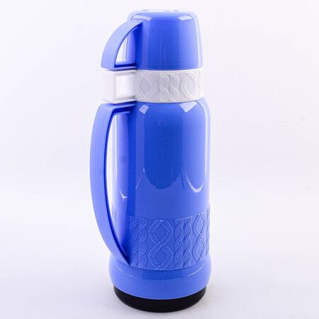 Термос 1 л Premium пластик/стеклянная колба BEKKER 4394-1
