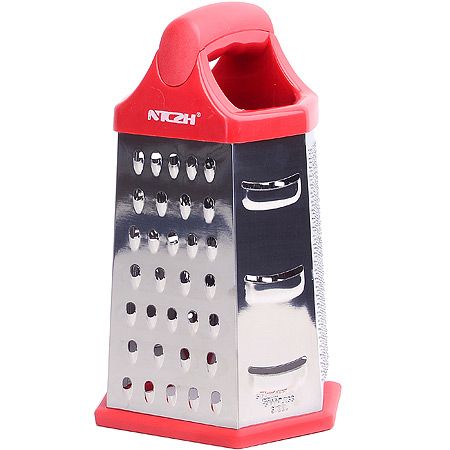 Терка нержвавеющая сталь/пластик, красный