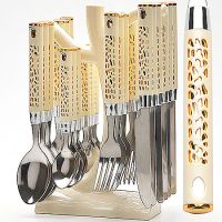Набор 25 предмета, ложки/вилки на подставке MAYERBOCH 22018