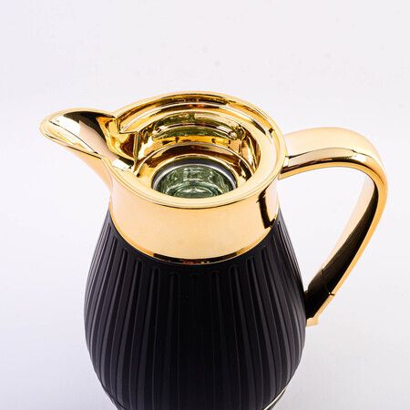 Термос 1 л Premium пластик/стеклянная колба BEKKER 4429
