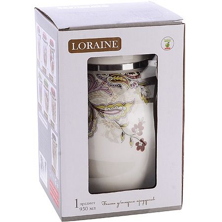 Банка для сыпучих 930 мл LORAINE