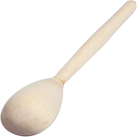 Ложка деревянная чайная без росписи