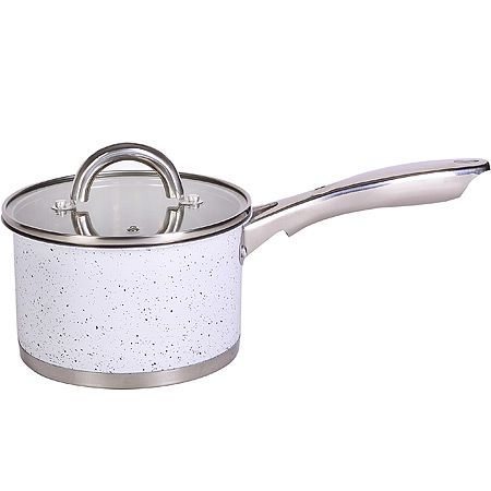 Ковш с крышкой 16 см 2л белый Mayer&Boch