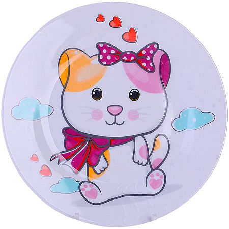 Детский набор посуды, 3 предмета, Котенок 60403 LORAINE