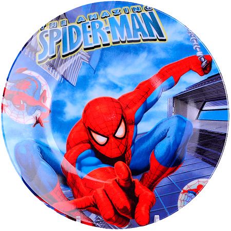 Детский набор посуды, 3 предмета, Человек Паук 60405 LORAINE