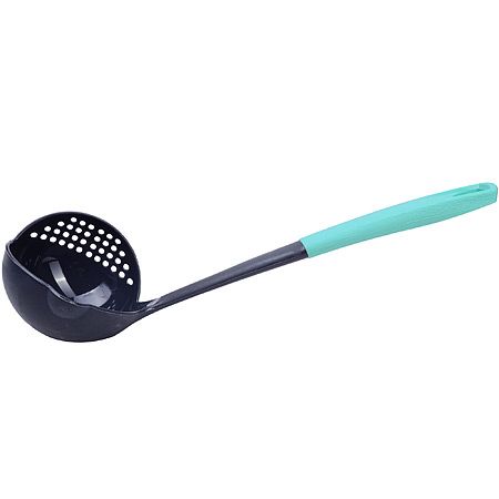 Половник пластик BPA Free серый/зеленый