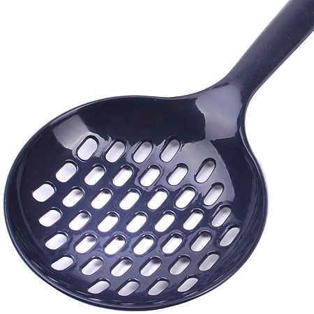 Шумовка пластик BPA Free серый/голубой