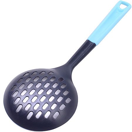 Шумовка пластик BPA Free серый/голубой