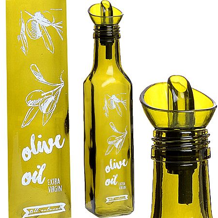 Бутылка для масла 250 мл 2 предмета зеленая