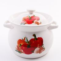 Кастрюля с крышкой 1.8 л Овощи, керамика MAYERBOCH 7437-1