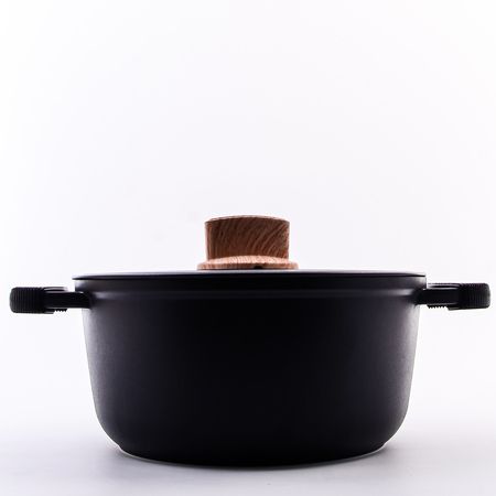 Кастрюля с крышкой 4.2 л GRACE , литой алюминий BEKKER 6360-1