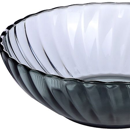 Салатник 20 см 1л дымчатое стекло