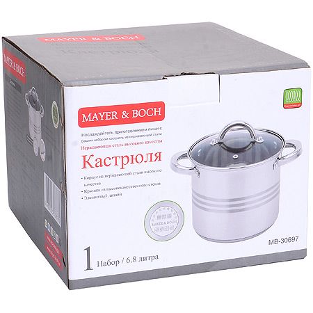 Кастрюля 6,8л Mayer&Boch