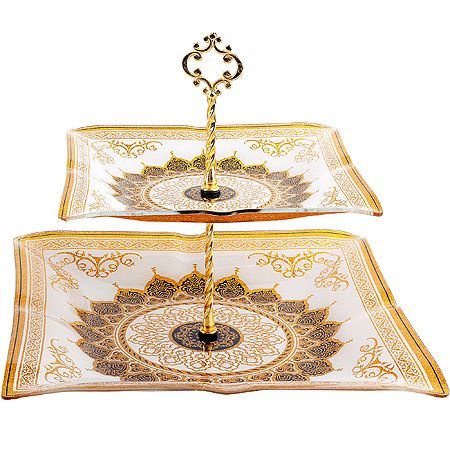 Этажерка 2-х ярусная, квадрат 7020-32