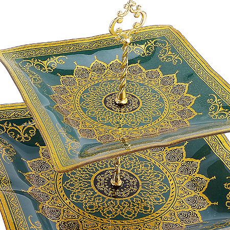 Этажерка 2-х ярусная, квадрат7020-34