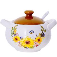 Сахарница с крышкой +ложка 375 мл