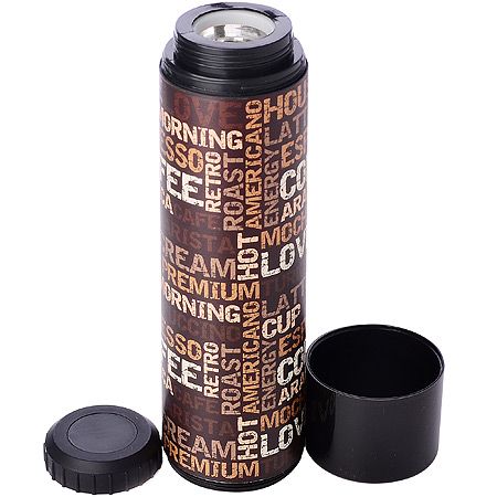 Термос 410 мл пластик Coffee
