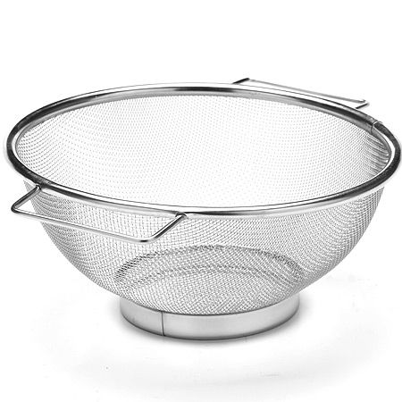 40599 Дуршлаг металлический с ручками 21 см нерж/ст MB (х100)