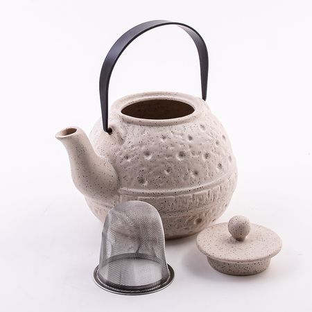 Заварочный чайник 850 мл, керамика, бежевый 60418 LORAINE
