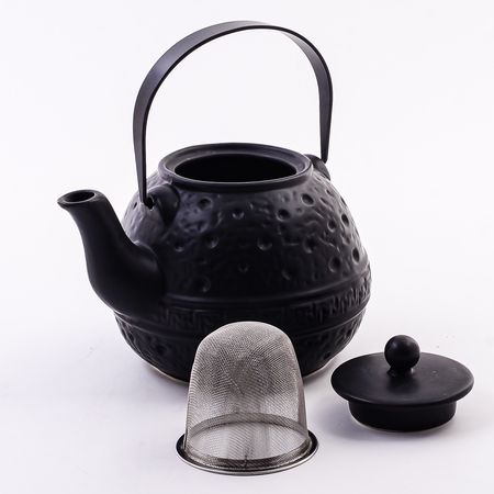 Заварочный чайник 850 мл, керамика, черный 60419 LORAINE
