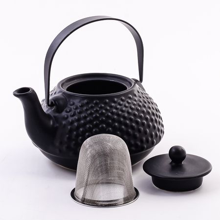 Заварочный чайник 650 мл, керамика, черный 60421 LORAINE