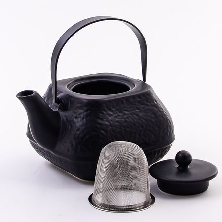 Заварочный чайник 850 мл, керамика, черный 60427 LORAINE