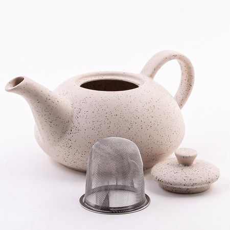 Заварочный чайник 900 мл, керамика, бежевый 60442 LORAINE