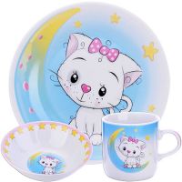 Детский набор 3 предмета 'Котенок' LORAINE