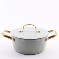 Кастрюля алюминий тяжелая 2.5 л VALENTINA, кованый алюминий BEKKER 1131-1