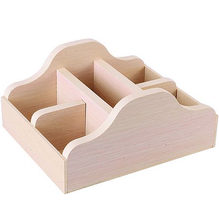 Салфетница малая бежевая из МДФ