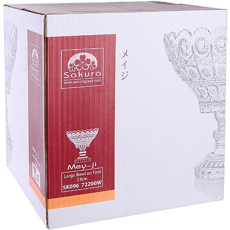 Ваза MEY-JI 23 см на ножке SK09672200W-740732