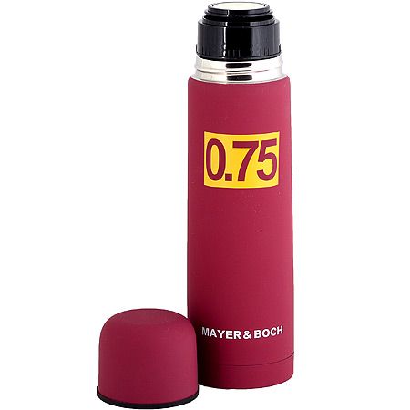 Термос 0,75л нержавеющая сталь бордовый Mayer&Boch