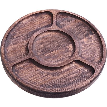 Менажница бук 25 см 4 секции 40396785