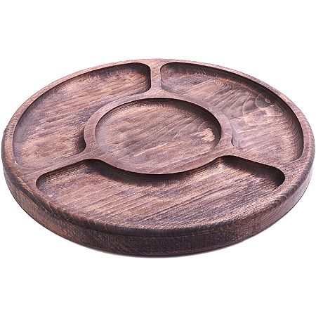 Менажница бук 25 см 4 секции 40396785