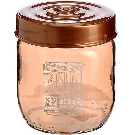 Банка для сыпучих 425 мл, 3 предмета бронза