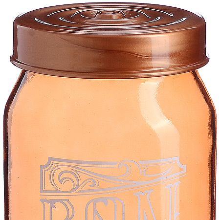 Банка для сыпучих 1 л, 3 предмета бронза