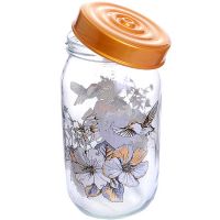 Емкость для сыпучих 1 л бронза, 3 предмета