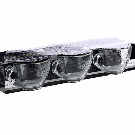 Набор 6-ти кружек 'Флёр new' 200 мл