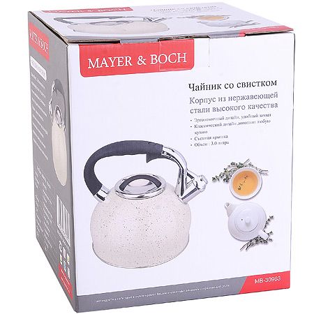 Чайник со свистком 3 л Mayer&Boch 30963