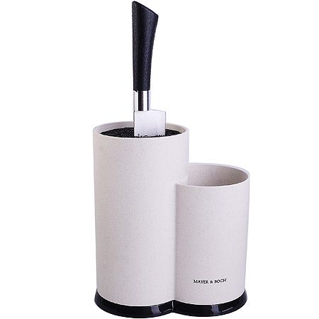 Подставка для ножей бежевая 22 см Mayer&Boch