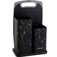 Набор из подставки для ножей и разделочной доски Mayer&Boch