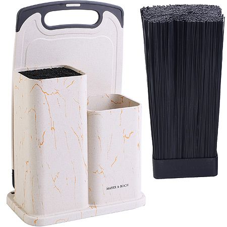 Набор: подставка для ножей и разделочная доска Mayer&Boch