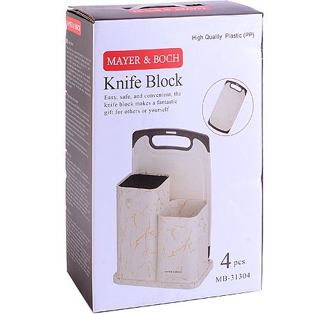 Набор: подставка для ножей и разделочная доска Mayer&Boch