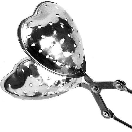 Сито-щипцы для чая 'Сердечко'