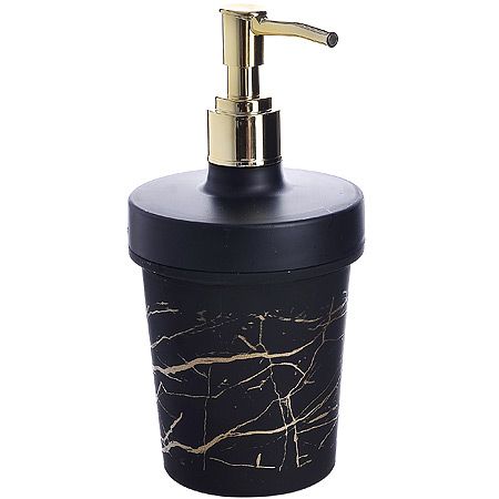 Дозатор для мыла 320 мл с губкой, золото