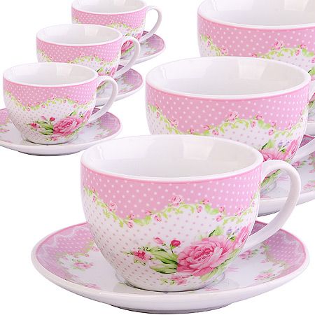 Чайный сервиз 13 предметов с чайником 1л 