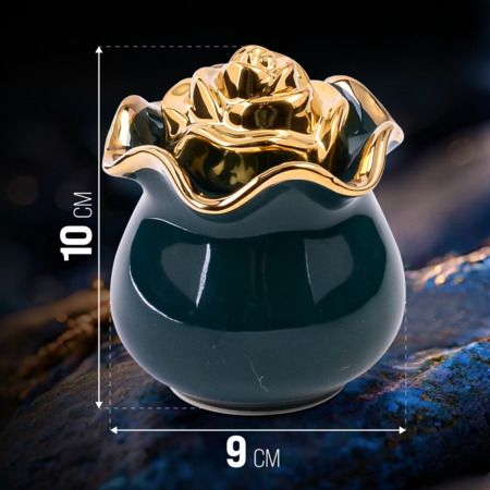 Баночка для сладостей Роза 250 мл фарфор LORAINE 12062
